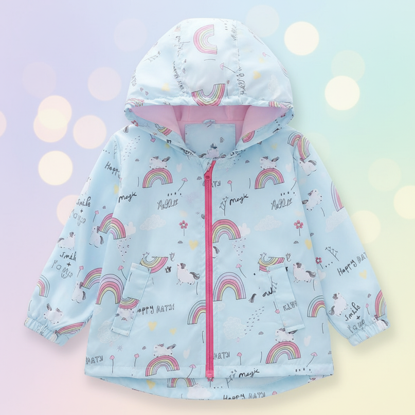 blue unicorn jacket - lifestyle