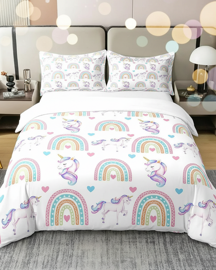 boho unicorn bedding - lifestyle