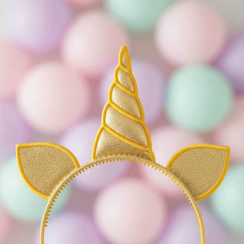 bulk unicorn headbands - detail