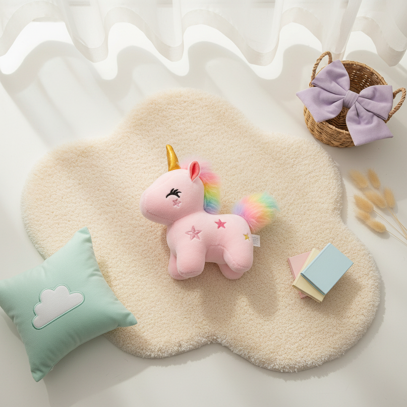 bulk unicorn plush - flat-lay