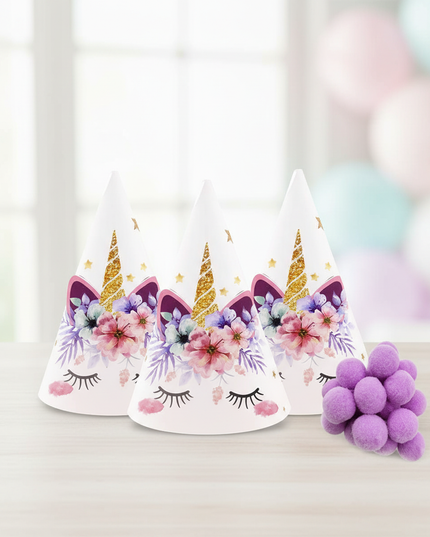 cap for birthday with unicorns - lifestyle