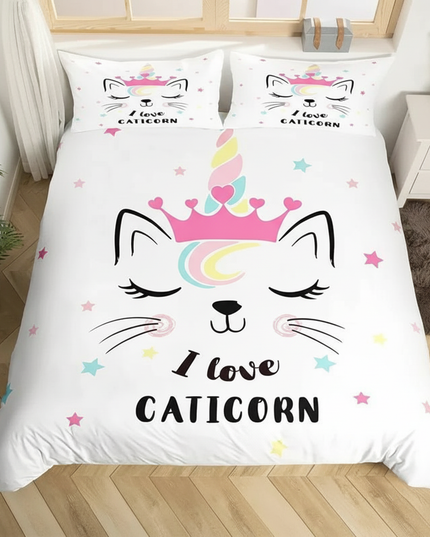 caticorn bedding - lifestyle