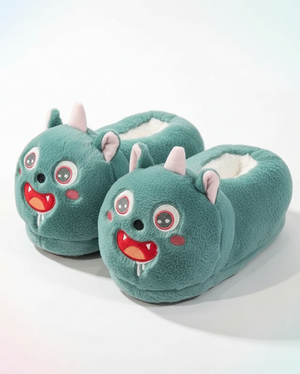 caticorn slippers - white-bg