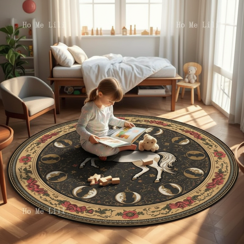 celestial unicorn rug - in-use