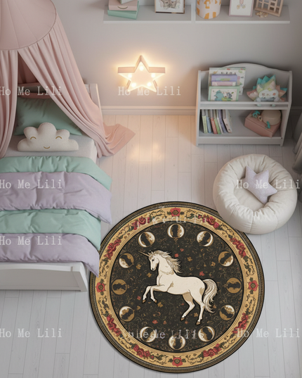 celestial unicorn rug - lifestyle