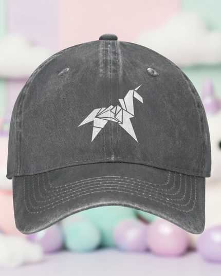 charcoal unicorn cap - lifestyle
