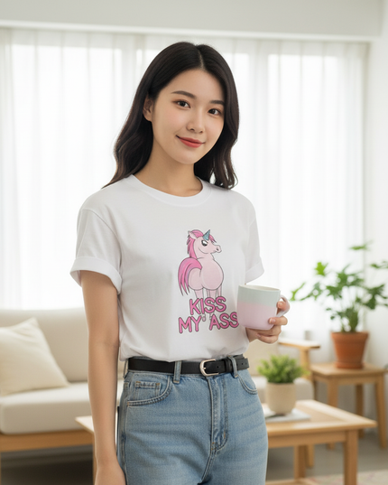charcoal unicorn shirt - lifestyle