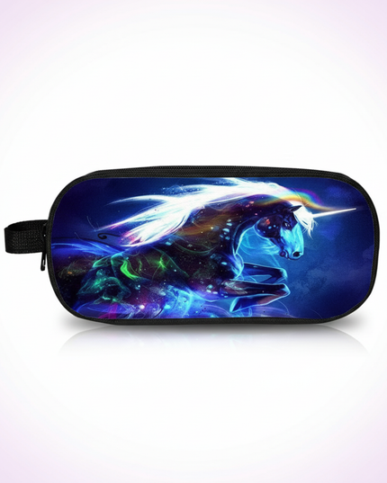 charging unicorn pencil case - white-bg