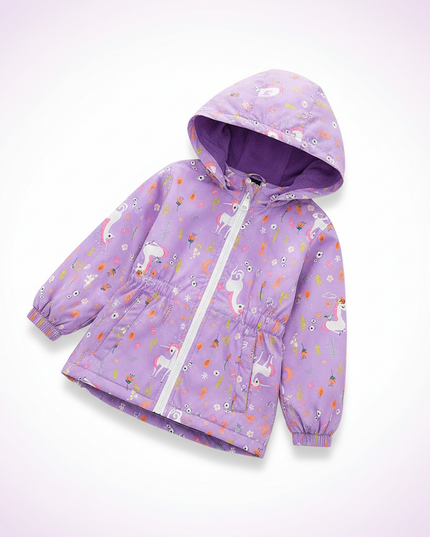 childrens unicorn coat - white-bg