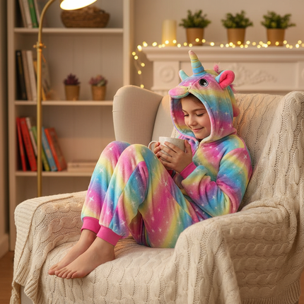 childs unicorn onesie - lifestyle