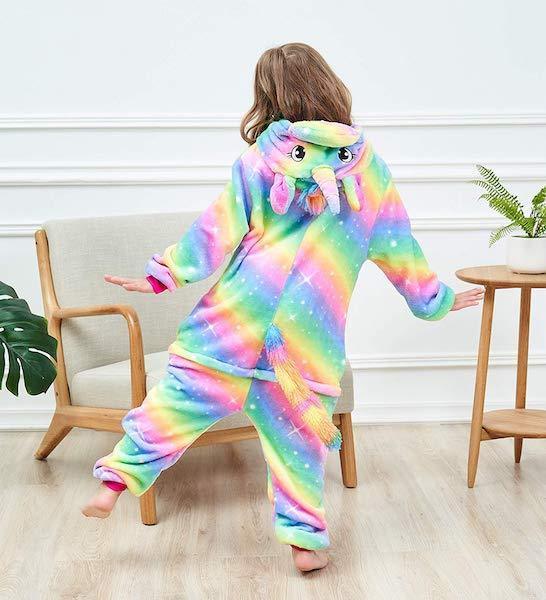 unicorn rainbow pajama