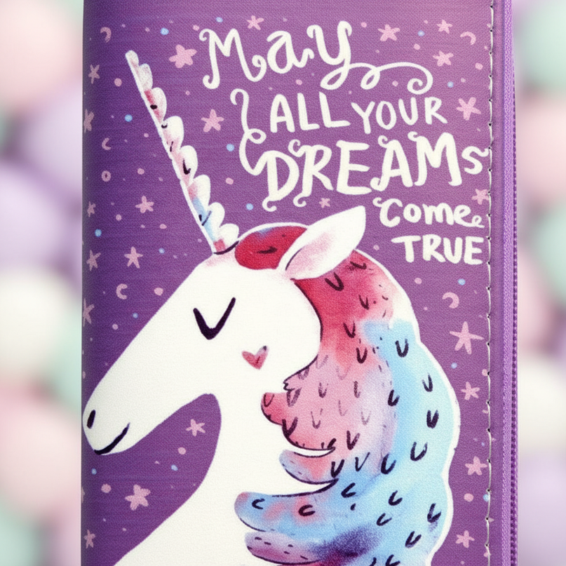 cool unicorn wallet - detail