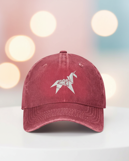 coral unicorn cap - lifestyle