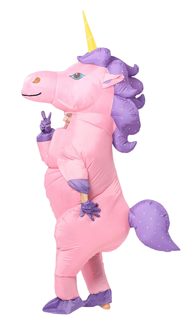 Unicorn Inflatable Costume Pink