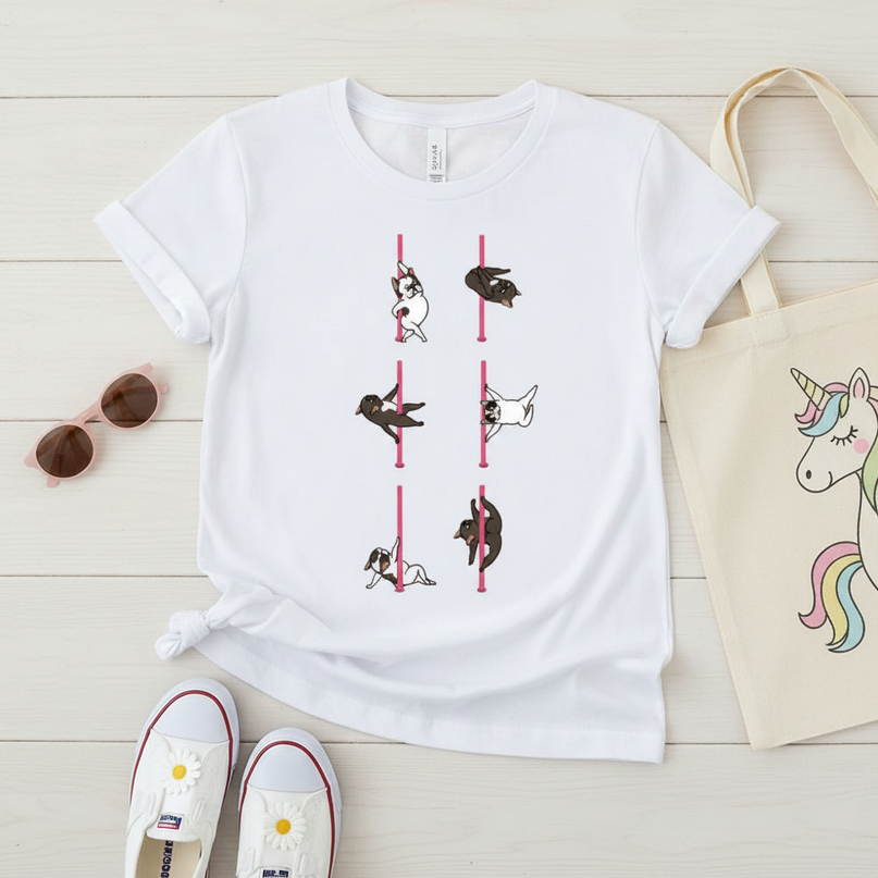 cottage core unicorn shirt - flat-lay