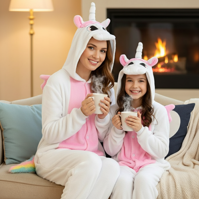 cotton unicorn onesie - lifestyle
