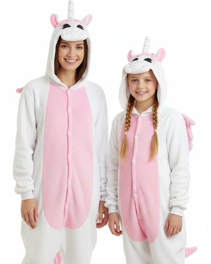 cotton unicorn onesie - white-bg
