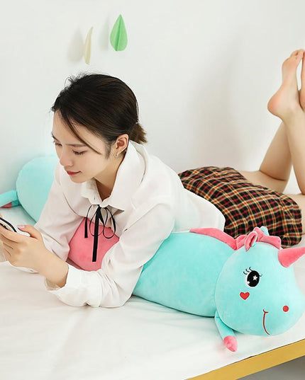 unicorn plush pillow