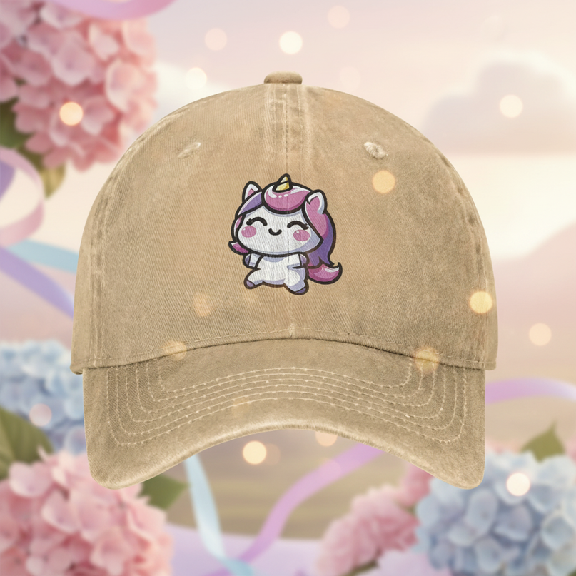 cream unicorn hat - lifestyle