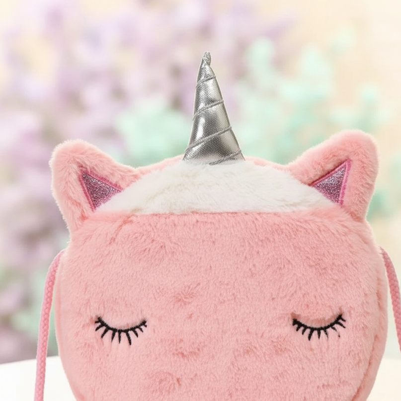 crossbody unicorn purse - detail