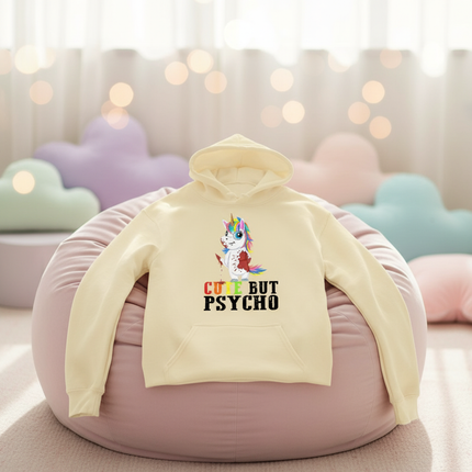 cute but psycho funny hoodie - lifestyle