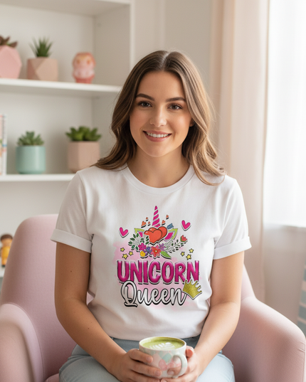 cute magic unicorn shirt - in-use