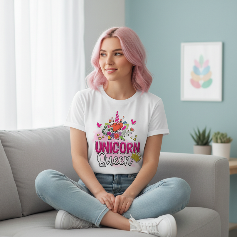 cute magic unicorn shirt - lifestyle