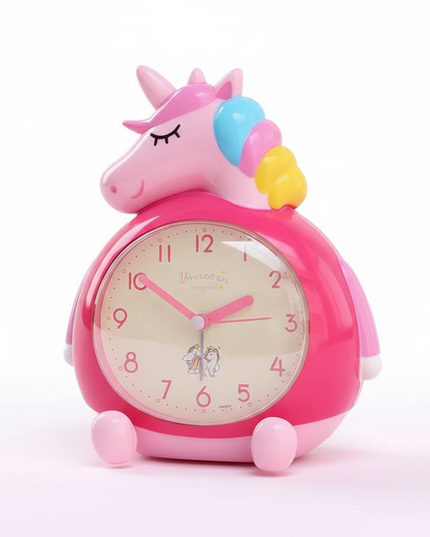 cute unicorn alarm clock - white-bg
