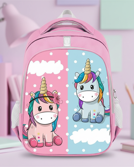 cute unicorn backpack for school - detail
