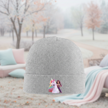 cute unicorn beanie - lifestyle