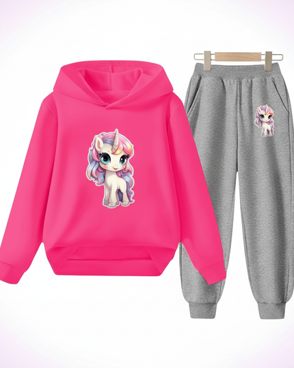 cute unicorn hoodie - white-bg