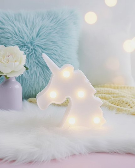 cute unicorn night light - lifestyle