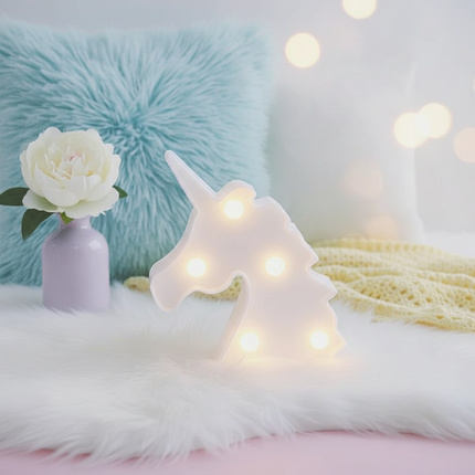 cute unicorn night light - lifestyle