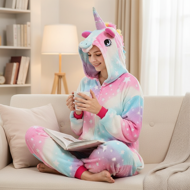 cute unicorn onesie - lifestyle