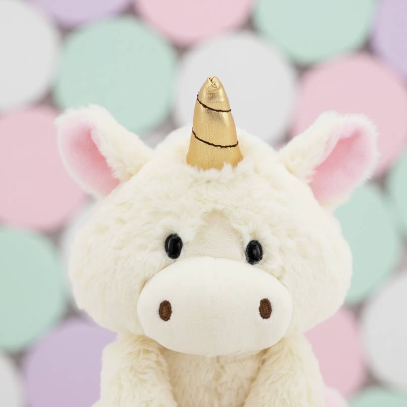 cute unicorn pillow - detail