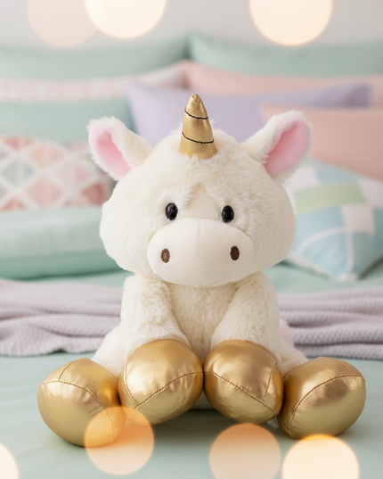 cute unicorn pillow - lifestyle