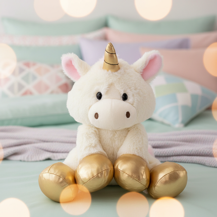 cute unicorn pillow - lifestyle