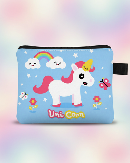cute unicorn purse - detail