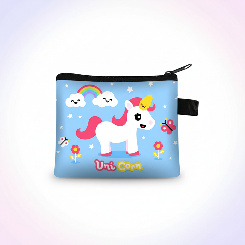 cute unicorn purse - white-bg