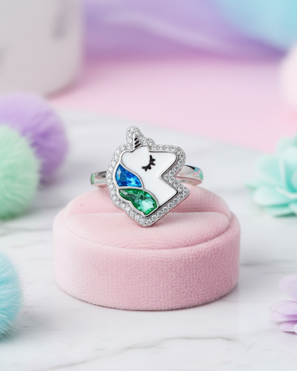 cute unicorn ring - lifestyle