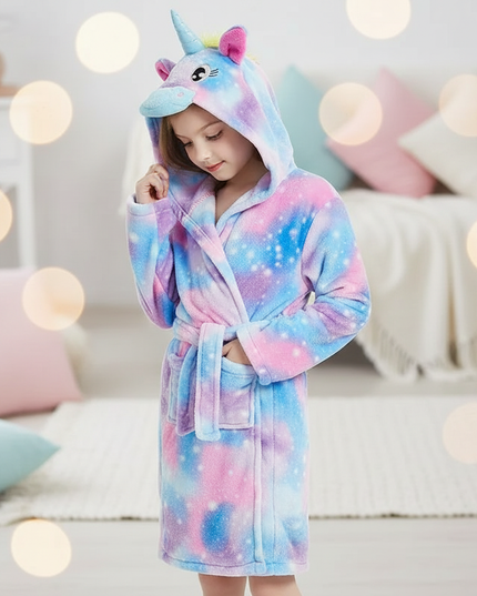 cute unicorn robe - lifestyle