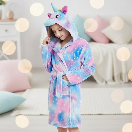 cute unicorn robe - lifestyle