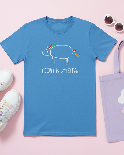 cute unicorn shirt - flat-lay