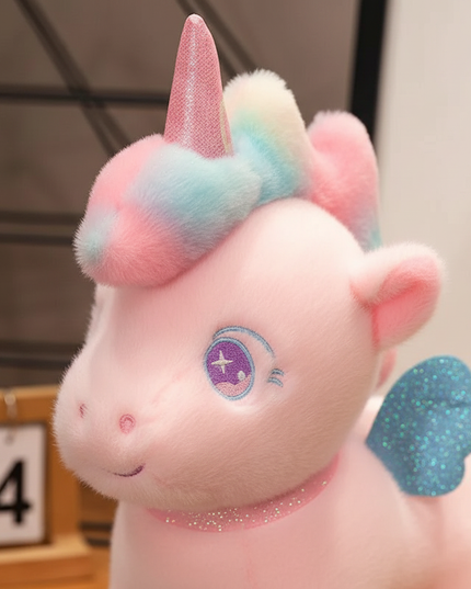 cute unicorn stuffed animal - detail
