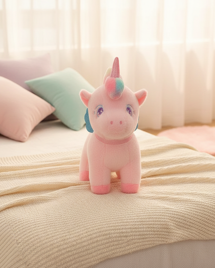 cute unicorn stuffed animal - lifestyle