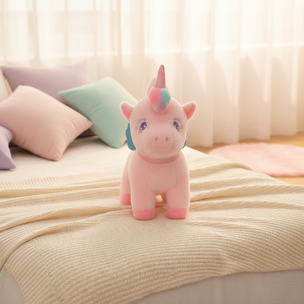 cute unicorn stuffed animal - lifestyle