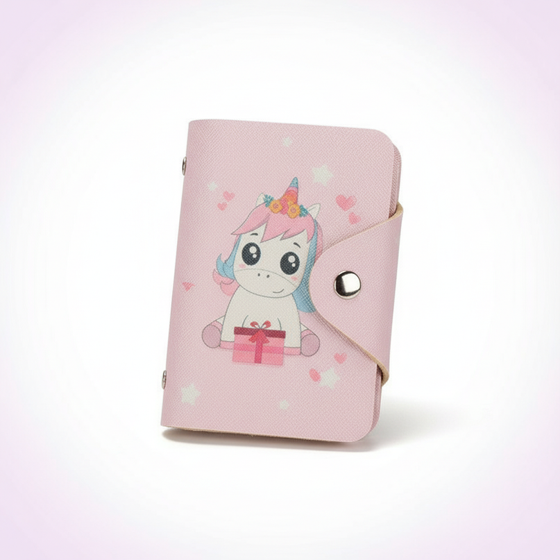 cute unicorn wallet - white-bg