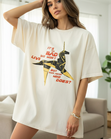 cyberpunk unicorn shirt - lifestyle