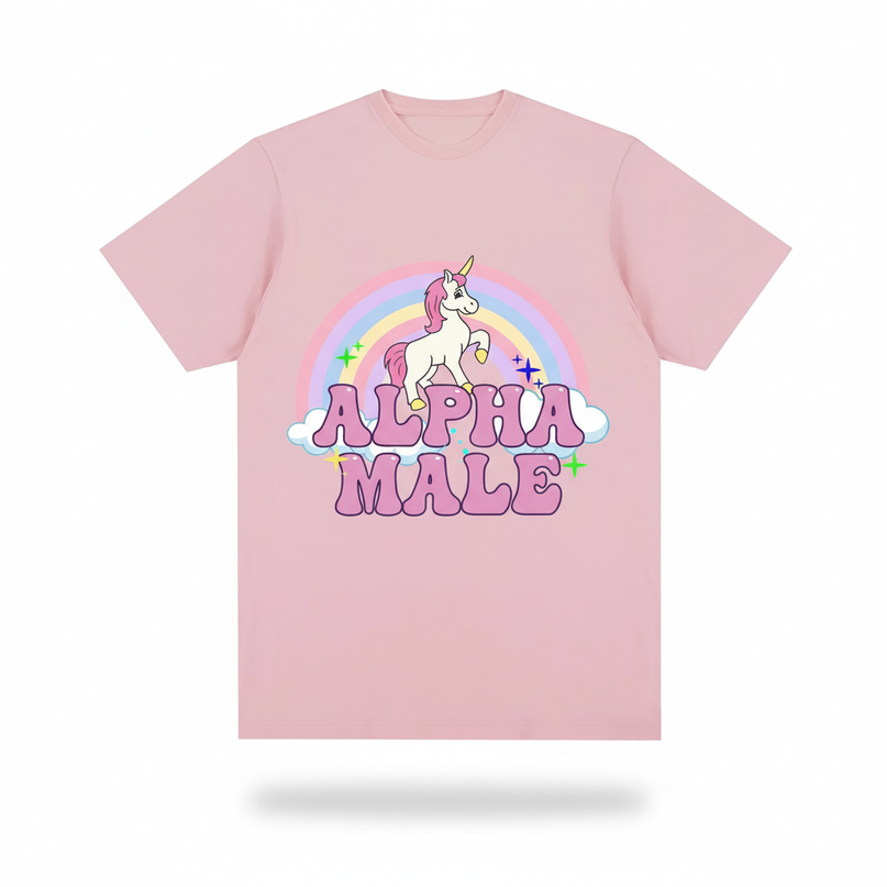 dad unicorn shirt - white-bg
