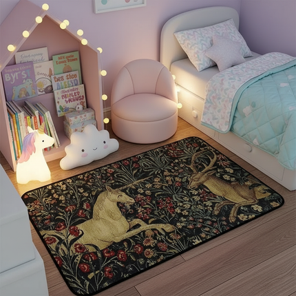 dark unicorn rug - lifestyle